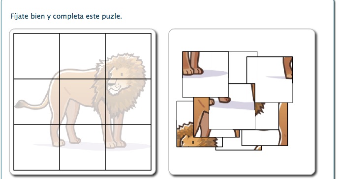 El puzzle del león | Recurso educativo 36103