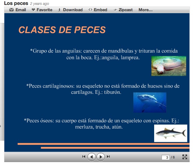 Los peces | Recurso educativo 36434