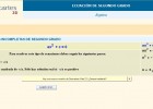 Ecuaciones incompletas de segundo grado | Recurso educativo 36824