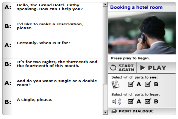 Booking a hotel room | Recurso educativo 41261