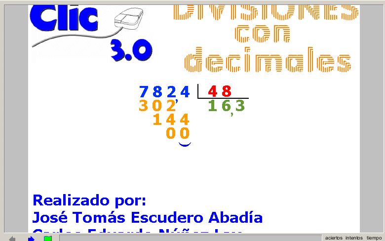 Divisiones con decimales | Recurso educativo 42946