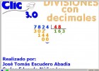 Divisiones con decimales | Recurso educativo 42946