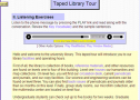 Listening: Taped library tour | Recurso educativo 56888