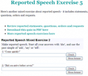 Mixed reported speech exercise | Recurso educativo 59837