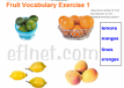 Fruit vocabulary | Recurso educativo 60646