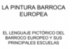La pintura barroca europea | Recurso educativo 60966