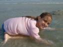 Fotografía: imagen de una niña en el mar | Recurso educativo 14181