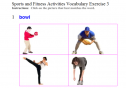 Sports and Fitness vocabulary | Recurso educativo 20271