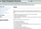 Simple Photographic Dictionary | Recurso educativo 22552