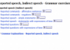 Reported Speech Grammar Exercises | Recurso educativo 23102