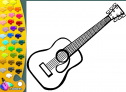 ¡A Colorear!: Guitarra española | Recurso educativo 28953