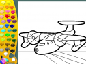 ¡A Colorear!: Avión con aspas | Recurso educativo 29311