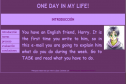 Webquest: One day in my life | Recurso educativo 9950