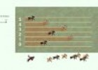 Carrera de caballos (resta). Simulación | Recurso educativo 63826