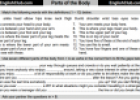 Parts of the body | Recurso educativo 70440
