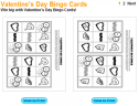 Valentine's day bingo cards | Recurso educativo 71508