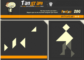 Juego de tangram para desarrollar la atención en niños de 7 a 8 años : conejo2 | Recurso educativo 404755