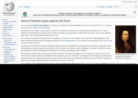 Cartones para tapices de Goya - Wikipedia, la enciclopedia libre | Recurso educativo 682936