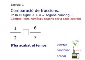 Comparem fraccions | Recurso educativo 684503