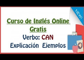 Verbo can en inglés (can y can't modal: explicación) | Recurso educativo 688274