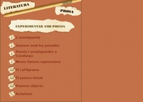 Experimentar amb poesia | Recurso educativo 736224