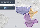 The true size of countries (Mercator map projection) | Recurso educativo 745369