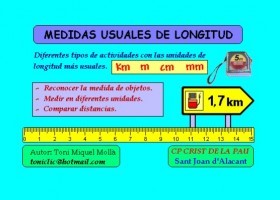 Medidas usuales de longitud | Recurso educativo 775047