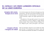 Les llengües oficials de la Unió Europea | Recurso educativo 785499