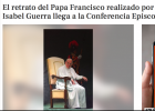 El papa Francesc i Isabel Guerra | Recurso educativo 787855
