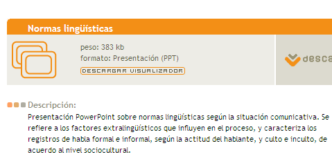 Normas lingüísticas | Recurso educativo 44189