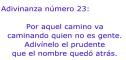 Usa el coco y adivina: por aquel camino va | Recurso educativo 6155