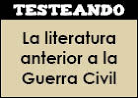 La literatura anterior a la Guerra Civil | Recurso educativo 353123