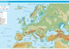 Mapa físico de Europa | Recurso educativo 738507