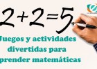 Juegos y actividades divertidas para aprender matemáticas | Recurso educativo 762878
