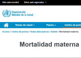 Mortalidad materna | Recurso educativo 788636